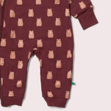 Brown Bears Hooded Reversible Snug Suit