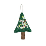 Tree Decoration - Embroidered Christmas Tree