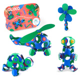 Clixo Crew Pack - Kids Magnetic Toy - Green/Blue - 30 pcs