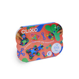 Clixo Crew Pack - Kids Magnetic Toy - Green/Blue - 30 pcs