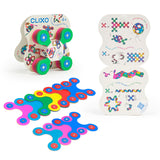 Clixo Tiny & Mighty Pack - Kids Magnetic Toy - Rainbow - 9 pcs