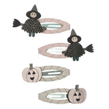 Witch + Pumpkin Clips - Pack of 4