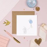 He's here! Greeting Card