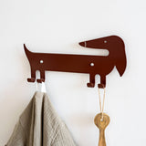 Kids Wall Hook Dog - Brown