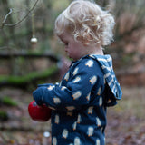 Blue Penguins Hooded Reversible Snug Suit - Navy