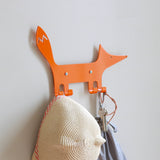 Kids Wall Hook Fox - Orange