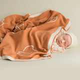Baby Blanket - Dogs - Ginger + Ecru