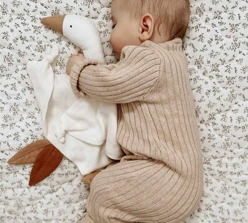 Organic Cotton Cuddle Goose - Moon Milk