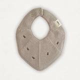 Embroidered Knitted Baby Bib - Honey Bee