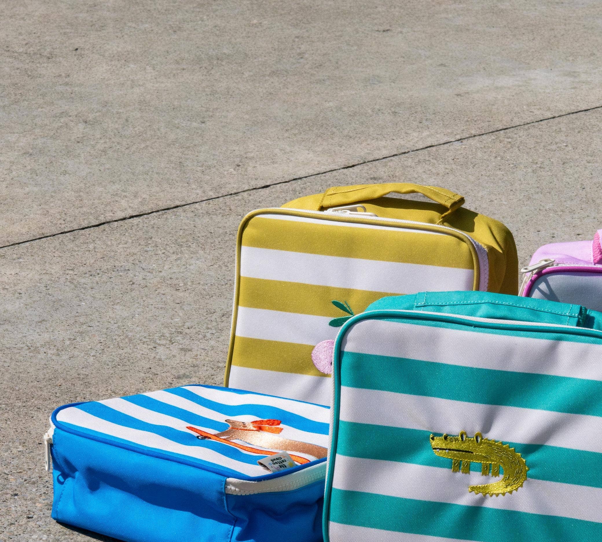 Insulated Kids Lunch Bag - Croc Rock
