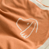 Baby Blanket - Dogs - Ginger + Ecru