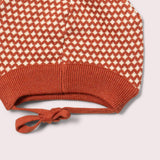 Ginger Diamonds Knitted Hat