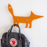 Kids Wall Hook Fox - Orange