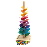 Wooden Marble Tree - Rainbow - 48cm