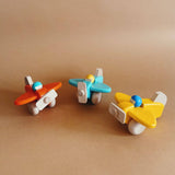 Wooden Plane - Mint Green