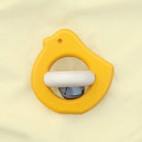 Wooden Rattle Bird with Bell - Yellow