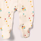 Rainbow Balloons Organic Cotton Babygrow
