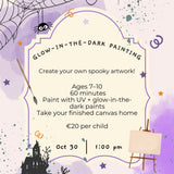 Glow-in-the-Dark Painting at Maypole Lane