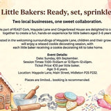 Little Bakers: Ready, set, sprinkle.