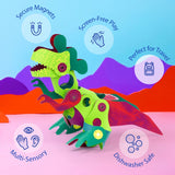 Clixo Dino Discovery Pack - Kids Magnetic Toy - 22 pcs