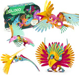Clixo Tropical Birds Pack - Kids Magnetic Toy -