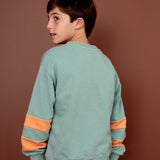 Kids Retro Cassette Sweatshirt – Green