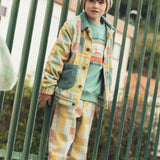 Boys Corduroy Jacket - Green Check