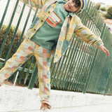 Boys Corduroy Jacket - Green Check