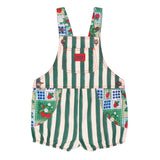 Baby Dungaree Romper - Striped