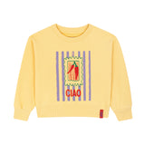 Relaxed Fit Kids Sweatshirt – Butter Yellow