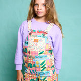 Kids Short Dungarees - Focaccia