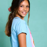 Relaxed Fit Kids T-Shirt – Soft Blue