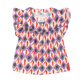 Flutter Sleeve Kids Shirt – Checkered