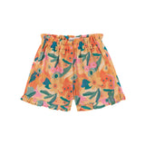 Ruffle Hem Kids Shorts – Floral