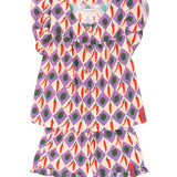 Flutter Sleeve Kids Shirt – Checkered