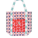 Tote Bag - Checkered + Floral Mix