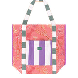 Tote Bag - Pink Lobster + Stripe Mix