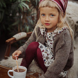 Kids Leggings – Burgundy