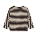 Kids Stripe Sweatshirt – Embroidered Smiley Patches
