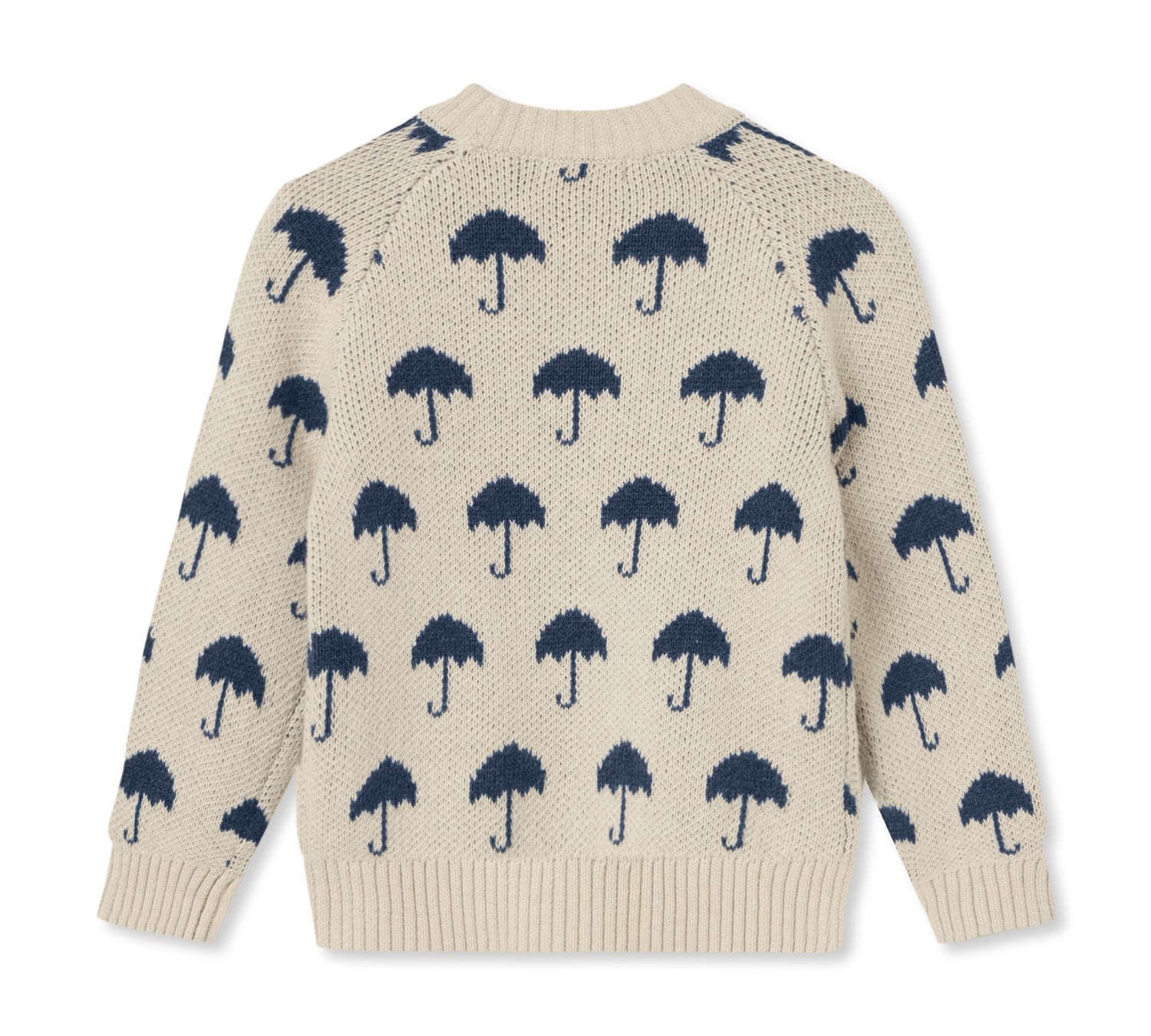 Kids Knitted Umbrella Jumper – Insignia Blue