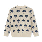 Kids Knitted Umbrella Jumper – Insignia Blue