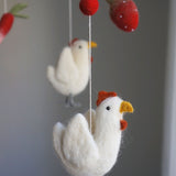 Cot Mobile - Hens