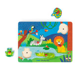 Wooden Jungle Interlocking Sound Puzzle