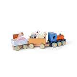 Wooden Farm Animal Train