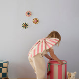 Oversized Striped Dress-Up Bow