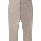 Baby Slim Merino Wool Leggings - Feather Grey