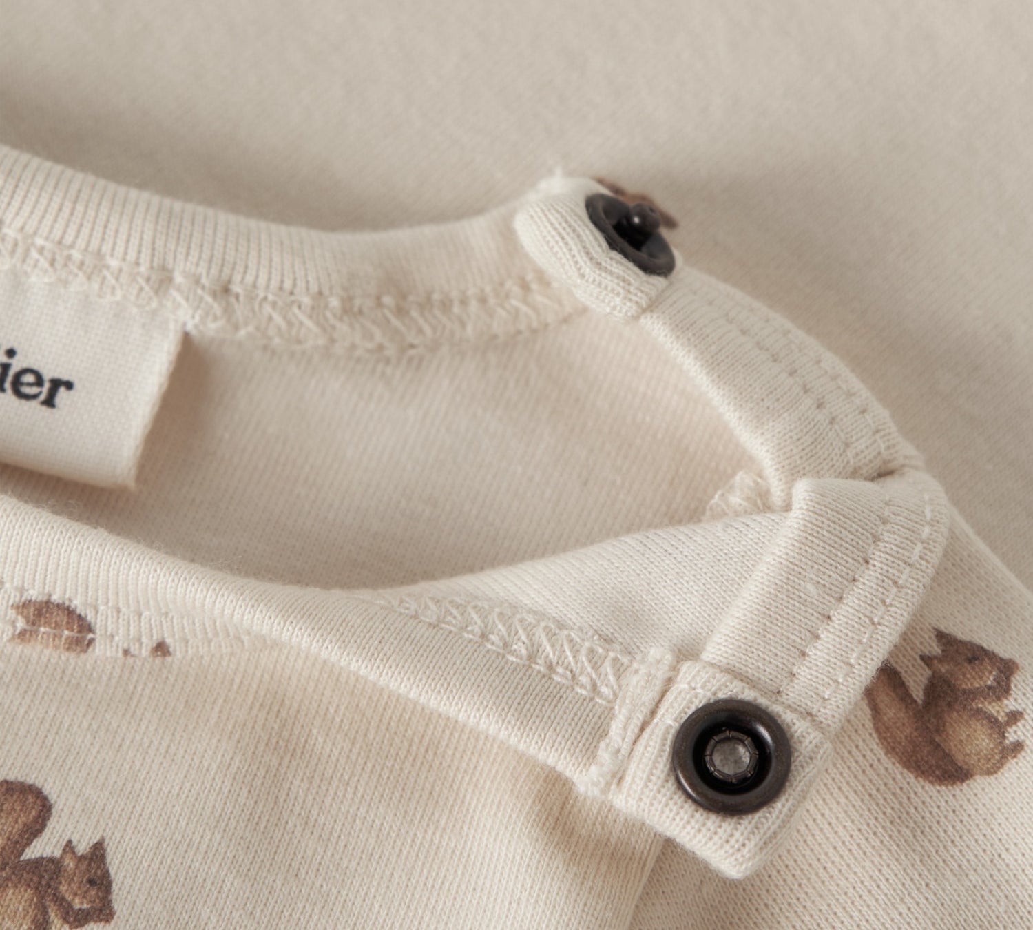 Organic Cotton Bodysuit - Squirrels