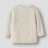 Baby Cable Knitted Jumper - Cream Melange