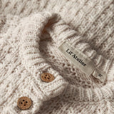 Baby Knitted Cardigan - Cream Melange