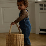 Baby Loose Fit Overalls -  Dark Denim